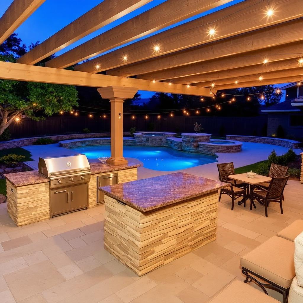 Resort-Style Backyard